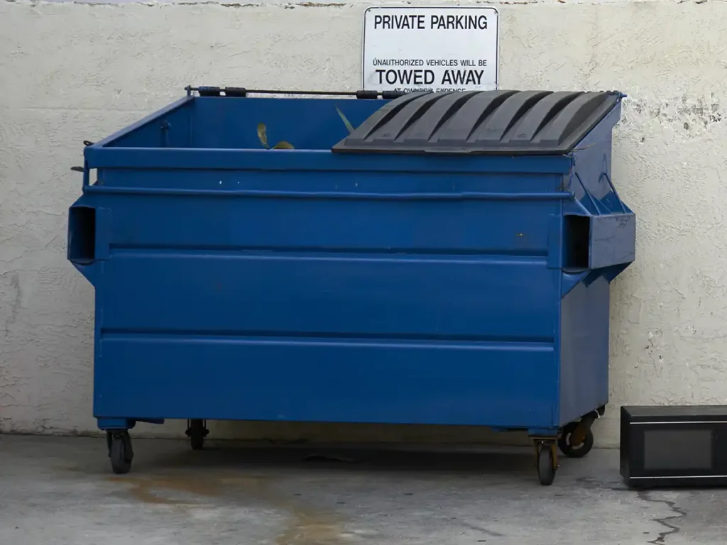 photo of a dumpster for commercial use